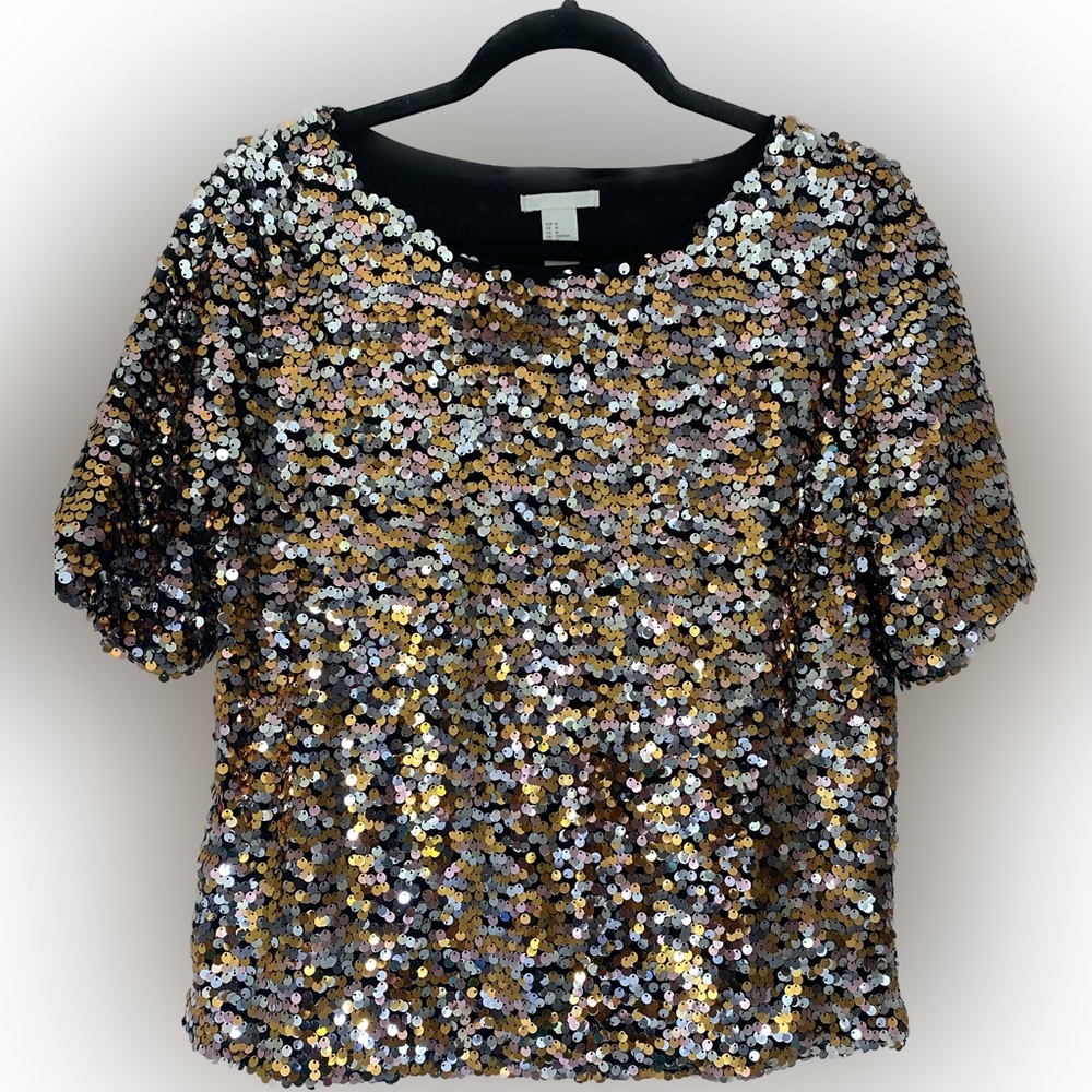 H&M Sequin Top